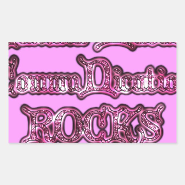 Sticker Rectangulaire Hakuna Matata Communication ROCKS Art Print (Devant)