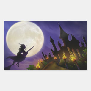 Sticker Rectangulaire Halloween