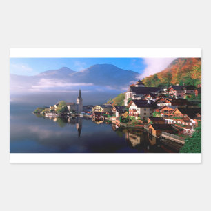 Sticker Rectangulaire Hallstatt