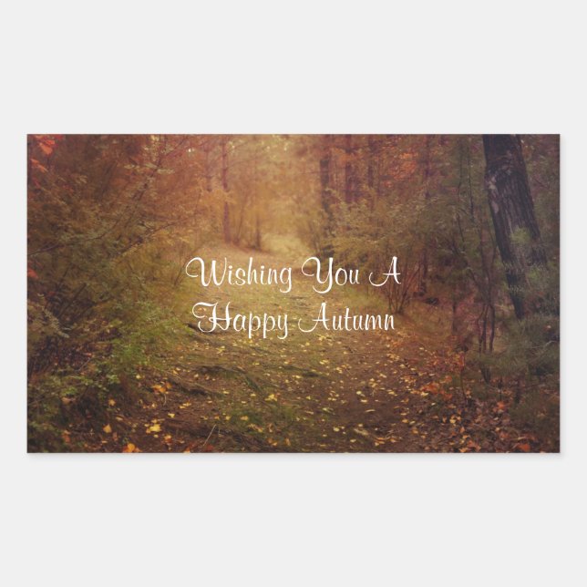 Sticker Rectangulaire Happy (Devant)