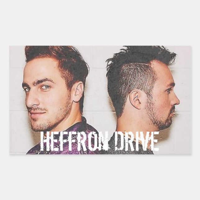 Sticker Rectangulaire Heffron Drive (Devant)