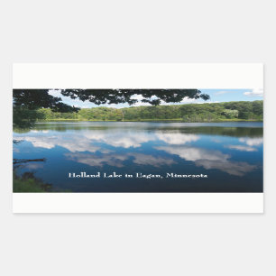 Sticker Rectangulaire Holland Lake Pittoresque à Eagan