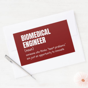 Sticker Rectangulaire Humour de définition du scientifique biomédical