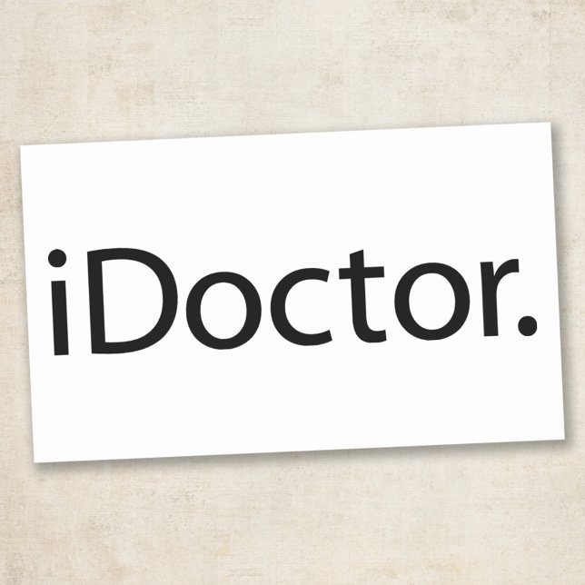 Sticker Rectangulaire i Doctor (iDoctor) (Créateur téléchargé)