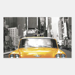 Sticker Rectangulaire I Love NYC