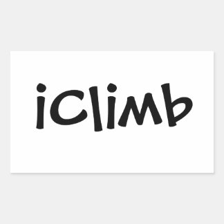 Sticker Rectangulaire iClimb