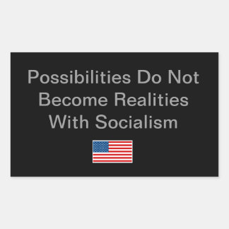 Sticker Rectangulaire Idée simple pour la saison politique