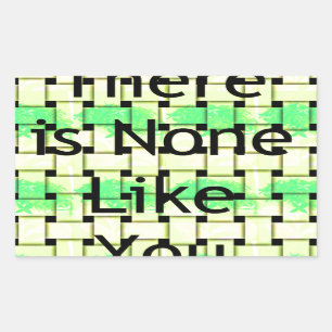 Sticker Rectangulaire Il N'Y En A Pas Comme Vous L'Impression