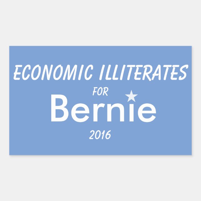 Sticker Rectangulaire Illettrés économiques pour l'autocollant rectangle (Devant)