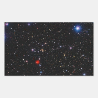 Sticker Rectangulaire Image de terrain profond Galaxy Supercluster Abell