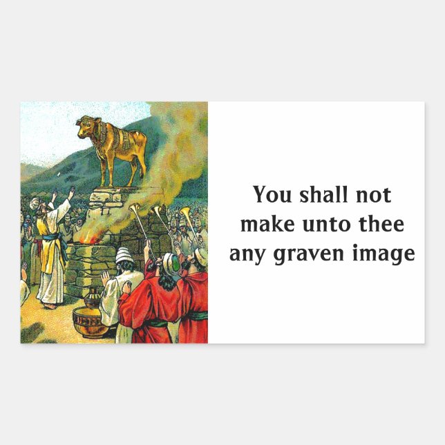 Sticker Rectangulaire Image Graven (Devant)