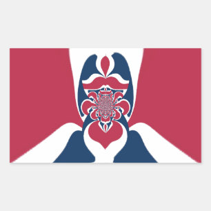 Sticker Rectangulaire Impression Abstraite E.T.