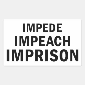 Sticker Rectangulaire Imputer, Imputer, Emprisonner