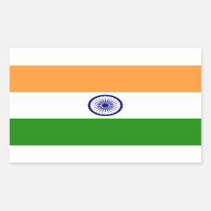 Sticker Rectangulaire Inde EN