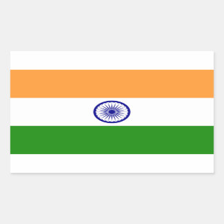 Sticker Rectangulaire Inde EN