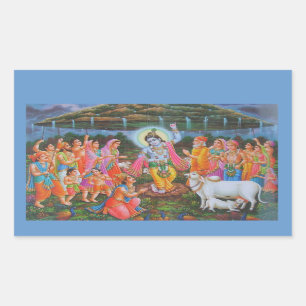 Sticker Rectangulaire indianGod