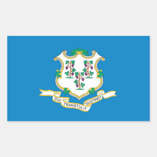 Sticker Rectangulaire Indicateur Connecticut