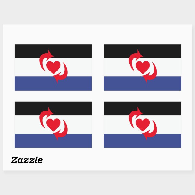 Sticker Rectangulaire Indicateur de la chaîne de commutation (Feuille)
