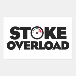 Sticker Rectangulaire Indicateur de surcharge de stoke