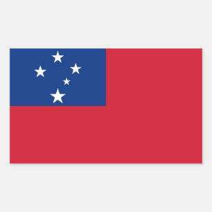 Sticker Rectangulaire Indicateur Samoa