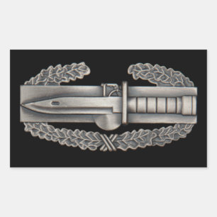 Sticker Rectangulaire Insigne d'action au combat