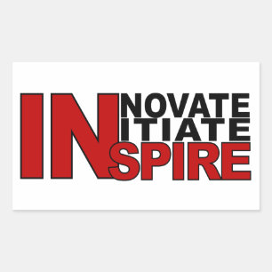 Sticker Rectangulaire INSPIRE les autocollants, personnaliser