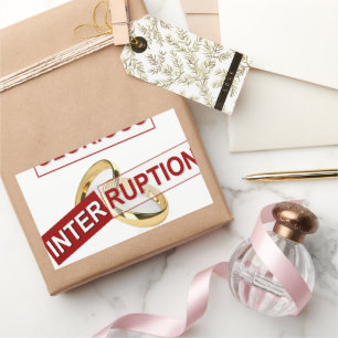 Sticker Rectangulaire Interruption Glorieuse : Un début en or