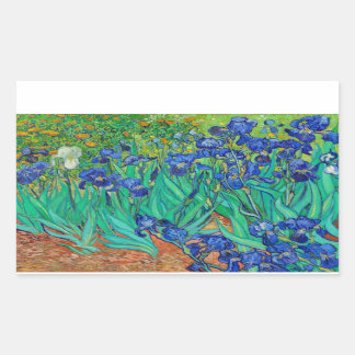 Sticker Rectangulaire Irises