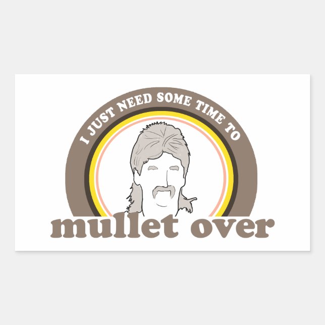 Sticker Rectangulaire J'ai juste besoin de temps pour roulette (Devant)
