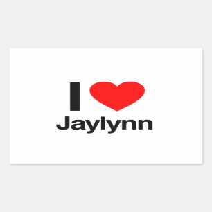 Sticker Rectangulaire j'aime jaylynn