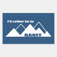 Je préférerais être à Banff Canada Mountain
