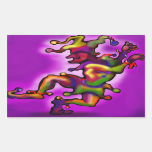 Sticker Rectangulaire Jester