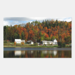 Sticker Rectangulaire Joe's Pond - Danville, Vermont