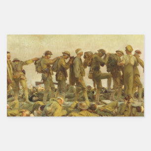 Sticker Rectangulaire John Singer Sargent - gazé