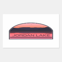Jordan Lake North Carolina Red Sunrise
