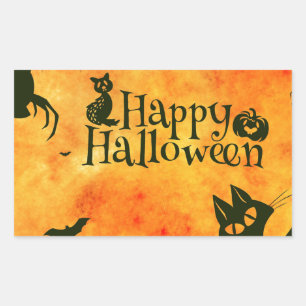Sticker Rectangulaire joyeux alloween