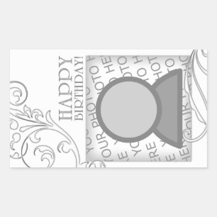 Sticker Rectangulaire joyeux anniversaire (fière fidélité)