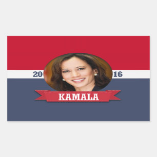 STICKER RECTANGULAIRE KAMALA HARRIS 2016