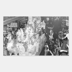 Sticker Rectangulaire Knights of Babylon New Orleans Mardigras 1955 