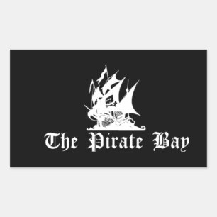 Sticker Rectangulaire La baie de Pirate