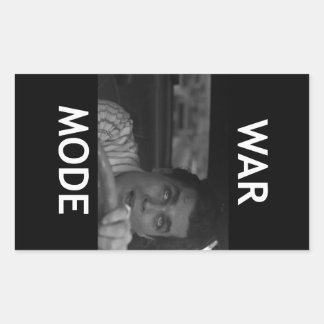 Sticker Rectangulaire La Fed est là - haut - Mode guerre