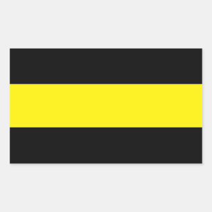 Sticker Rectangulaire La fine ligne d'or
