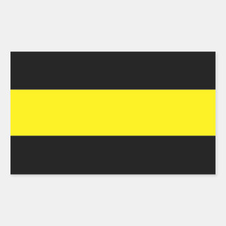 Sticker Rectangulaire La fine ligne d'or