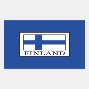 Sticker Rectangulaire La Finlande