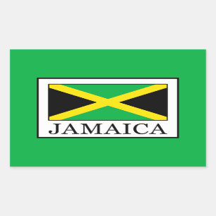 Sticker Rectangulaire La Jamaïque