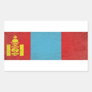 Sticker Rectangulaire La Mongolie