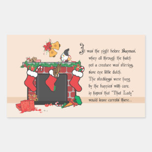 STICKER RECTANGULAIRE LA NUIT AVANT LES BUNMAS