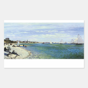 Sticker Rectangulaire La Regatta à Saint-Adresse