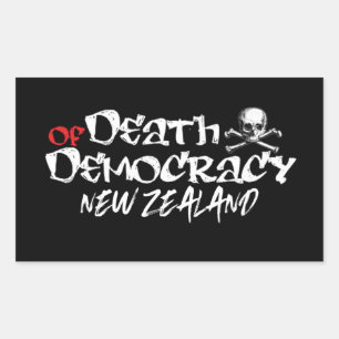 Sticker Rectangulaire La résistance devient devoir NZ Politique
