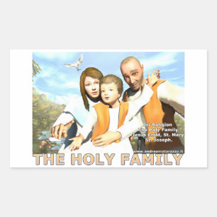 Sticker Rectangulaire La Sainte Famille